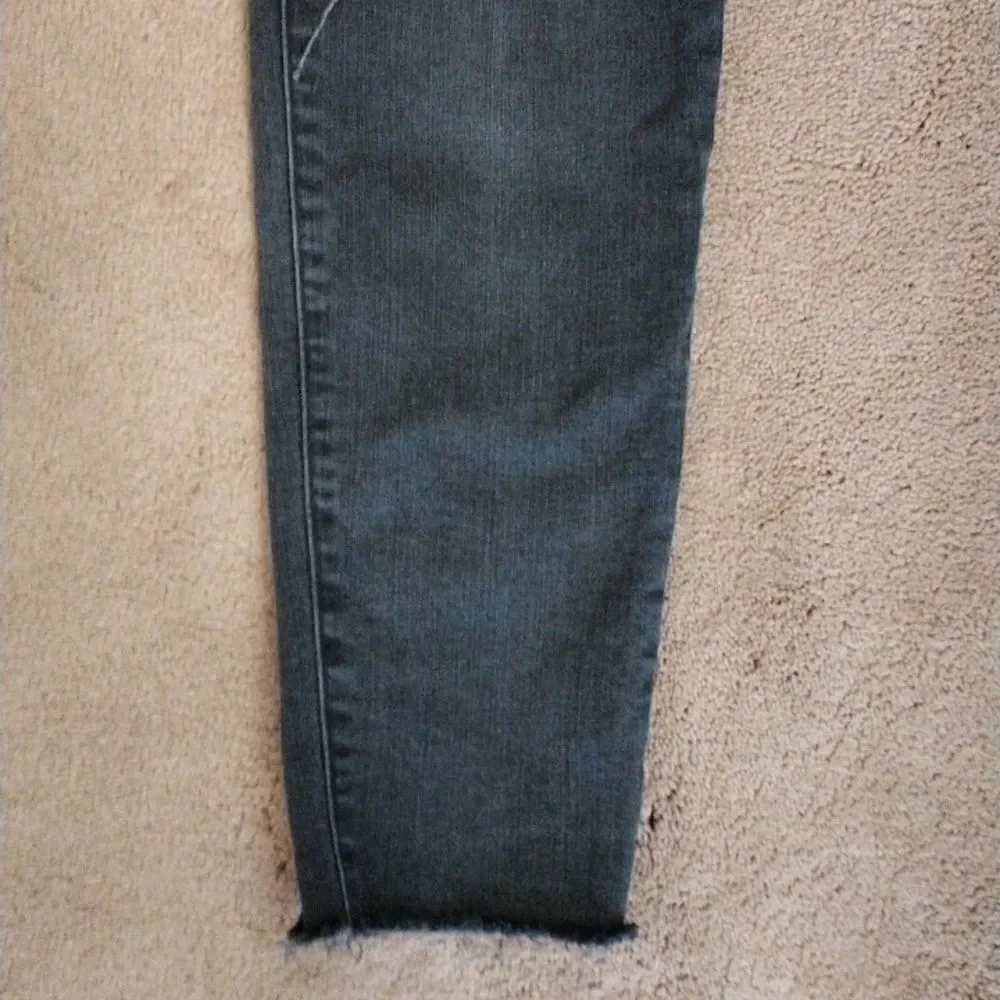 Madewell Distressed 9 Inch Rise Skinny Jeans